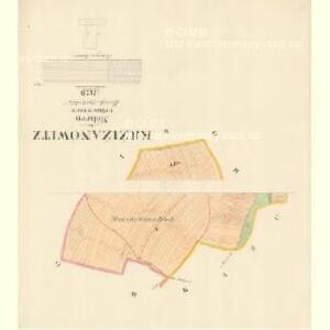 Kržižanowitz - m1401-1-003 - Kaiserpflichtexemplar der Landkarten des stabilen Katasters