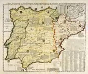 Carte historique et geographique des royaumes d Espagne et de Portugal