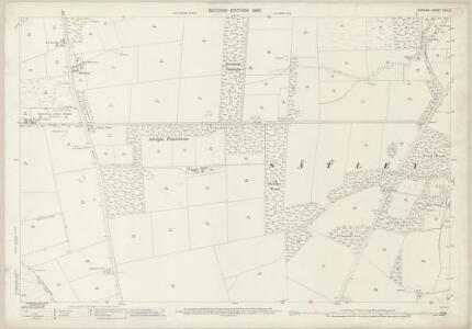 Durham XXV.2 (includes: Satley; Wolsingham) - 25 Inch Map