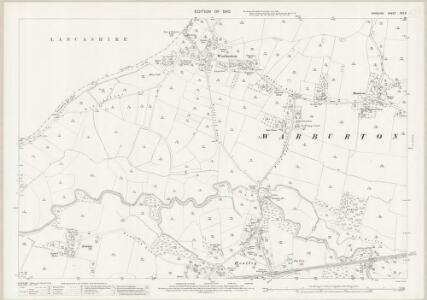 Cheshire XVII.3 (includes: Lymm; Rixton with Glazebrook; Warburton) - 25 Inch Map