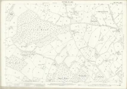 Kent LXXII.11 (includes: Kenardington; Warehorne; Woodchurch) - 25 Inch Map