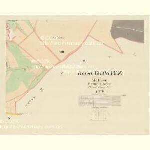Boschowitz - m0191-1-007 - Kaiserpflichtexemplar der Landkarten des stabilen Katasters