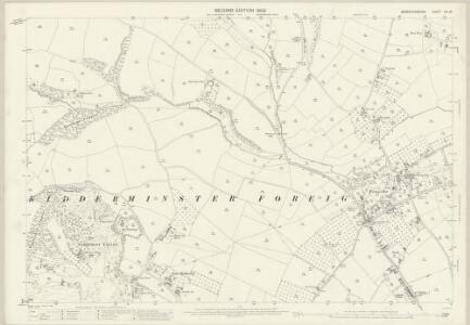 Worcestershire VIII.10 (includes: Kidderminster Borough; Kidderminster Foreign; Wolverley) - 25 Inch Map