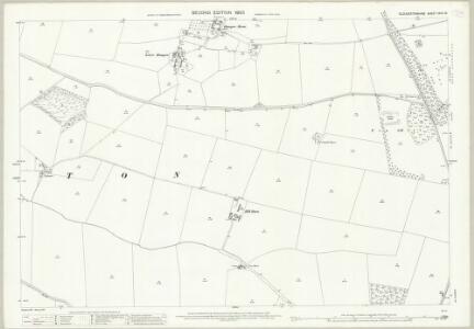 Gloucestershire XXVII.16 (includes: Haselton; Shipton) - 25 Inch Map