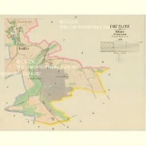 Druhlitz - c1546-1-002 - Kaiserpflichtexemplar der Landkarten des stabilen Katasters