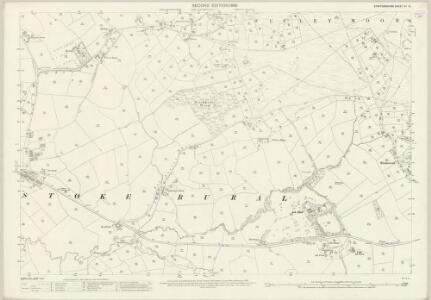 Staffordshire XII.15 (includes: Caverswall; Cheddleton; Stoke On Trent) - 25 Inch Map