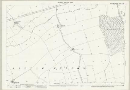 Northamptonshire XI.16 (includes: Deene; Weldon) - 25 Inch Map