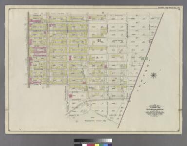 Double Page Plate No. 40: [Bounded by Cornelia Street, Irving Avenue, Halsey Street, Knickerbocker Avenue, Chauncey Street, Hamburg Avenue, Granite Street, Evergreen Avenue, Cooper Street and Broadway.]