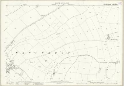 Northamptonshire XXXII.1 (includes: Broughton; Cransley; Pytchley) - 25 Inch Map