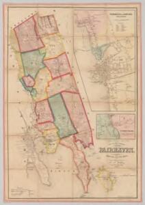Map of the town of Fairhaven, Bristol County, Mass. : surveyed by order of the town