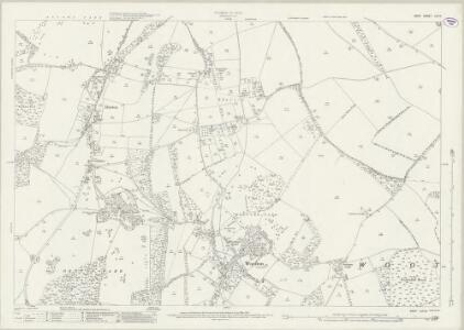 Kent LVII.14 (includes: Barham; Denton; Wootton) - 25 Inch Map