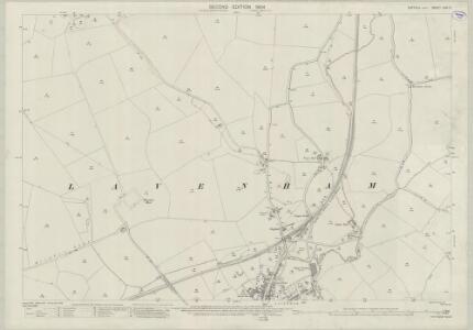 Suffolk LXIV.9 (includes: Lavenham; Preston St Mary) - 25 Inch Map