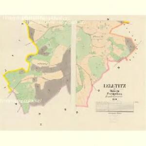 Leletitz - c3856-1-002 - Kaiserpflichtexemplar der Landkarten des stabilen Katasters