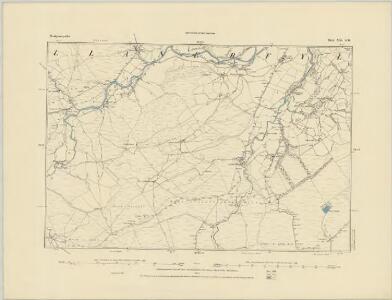 Montgomeryshire XVI.SW - OS Six-Inch Map