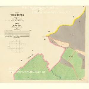 Hirschberg (Doxa) - c1228-1-002 - Kaiserpflichtexemplar der Landkarten des stabilen Katasters