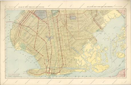 Hammods Atlas of New York City and the metropolitan district