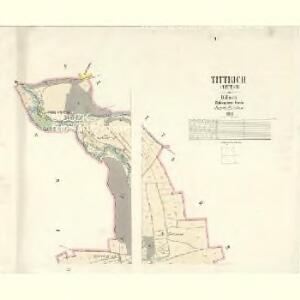 Tittrich (Titter) - c8161-1-002 - Kaiserpflichtexemplar der Landkarten des stabilen Katasters