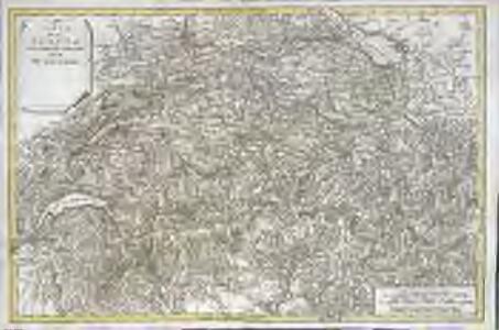 Carte de la Suisse ou l'on a marqué les routes suivies par M.re Wil. Coxe