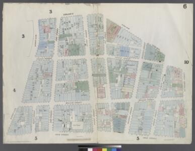 [Plate 6: Map bounded by City Hall Square, Frankfort Street, Gold Street, Maiden Lane, Broadway, Park Row]