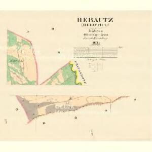 Herautz (Herotice) - m0691-1-002 - Kaiserpflichtexemplar der Landkarten des stabilen Katasters