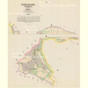 Worzikow (Wořikow) - c5517-1-003 - Kaiserpflichtexemplar der Landkarten des stabilen Katasters