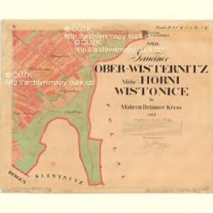 Ober Wisternitz - m0840-1-005 - Kaiserpflichtexemplar der Landkarten des stabilen Katasters