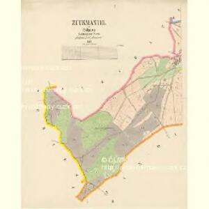 Zuckmantel - c6062-2-001 - Kaiserpflichtexemplar der Landkarten des stabilen Katasters