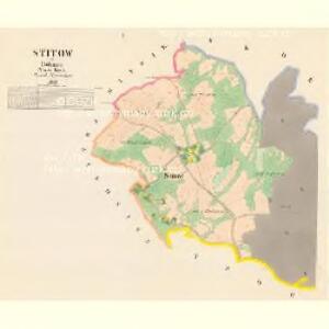 Stitow - c7801-1-001 - Kaiserpflichtexemplar der Landkarten des stabilen Katasters