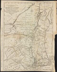 A new and accurate map of the province of New York and part of the Jerseys, New England and Canada, shewing the scenes of our military operations during the present war, also the new erected state of Vermont