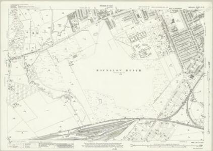Middlesex XX.10 (includes: Feltham; Hanworth; Heston and Isleworth; Twickenham St Mary The Virgin) - 25 Inch Map
