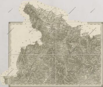 II. vojenské mapování - speciální mapa Markrabství moravského s částí Slezského vévodství 1