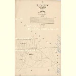 Rausinow - c6565-1-003 - Kaiserpflichtexemplar der Landkarten des stabilen Katasters
