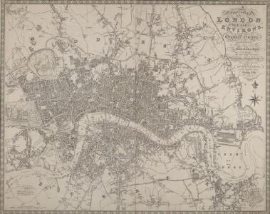 A New Map of LONDON and its ENVIRONS From an Original Survey