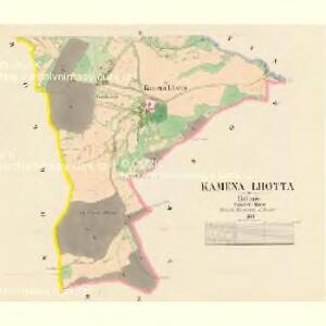 Kamena Lhotta - c3019-1-002 - Kaiserpflichtexemplar der Landkarten des stabilen Katasters