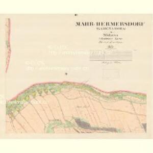 Hermersdorf (Kamena Hora) - m1145-1-003 - Kaiserpflichtexemplar der Landkarten des stabilen Katasters
