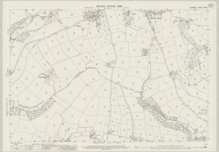 Cornwall XXXVI.4 (includes: Quethiock; St Ive) - 25 Inch Map