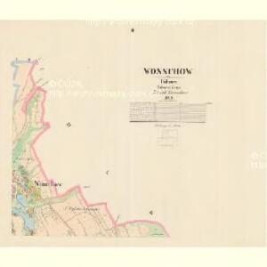 Wonschow - c5475-1-002 - Kaiserpflichtexemplar der Landkarten des stabilen Katasters