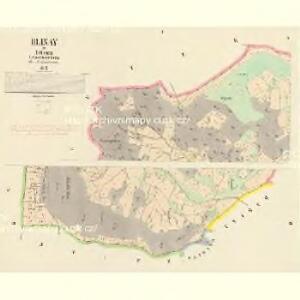 Hlinay - c1874-1-001 - Kaiserpflichtexemplar der Landkarten des stabilen Katasters