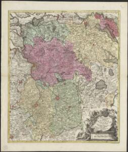 Nova tabula geographica exhibens Ducatum Brabantiae cum pertinentiis et adjacentibus regionibus