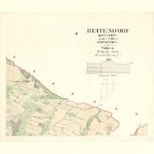 Reitendorf (Reypotin) - m2561-1-002 - Kaiserpflichtexemplar der Landkarten des stabilen Katasters