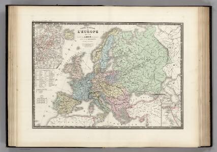 L'Europe en 1813.