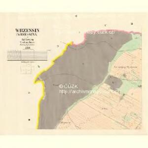 Wrzessin (Wrzessina) - m3495-1-002 - Kaiserpflichtexemplar der Landkarten des stabilen Katasters