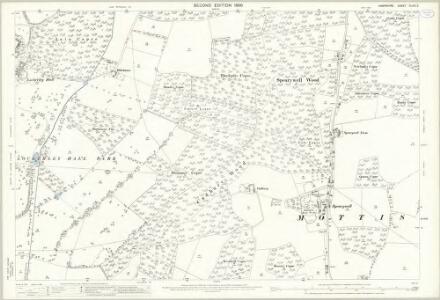 Hampshire and Isle of Wight XLVIII.2 (includes: East Tytherley; Lockerley; Mottisfont) - 25 Inch Map