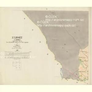 Zaborz - c9013-1-008 - Kaiserpflichtexemplar der Landkarten des stabilen Katasters