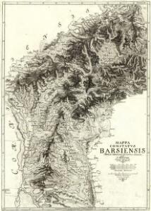 Mappa Comitatvs Barsiensis Methodo Astronomico-Geometrica concinnata.