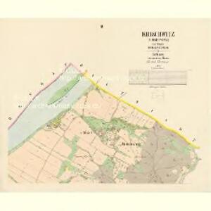 Krischwitz - c3633-1-002 - Kaiserpflichtexemplar der Landkarten des stabilen Katasters