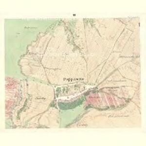 Poppowitz (Popowice) - m2372-1-003 - Kaiserpflichtexemplar der Landkarten des stabilen Katasters