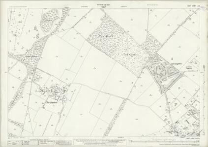 Kent LVII.8 (includes: Eythorne; Nonington) - 25 Inch Map