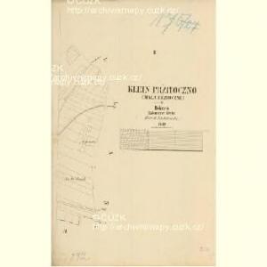 Klein Pržitoczno (Mala Přitoczno) - c4406-1-002 - Kaiserpflichtexemplar der Landkarten des stabilen Katasters