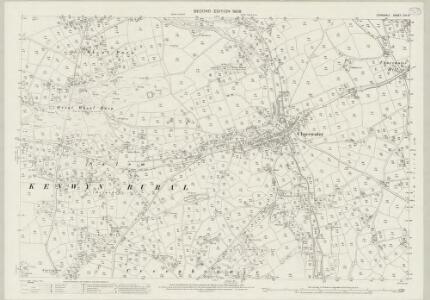 Cornwall LVII.13 (includes: Chacewater; Kea) - 25 Inch Map